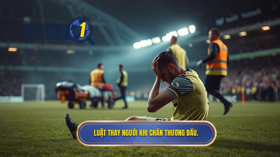 1. Luật thay người khi chấn thương đầu.