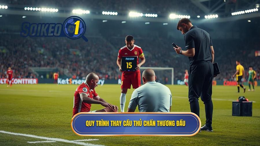 2. Quy trình thay cầu thủ chấn thương đầu