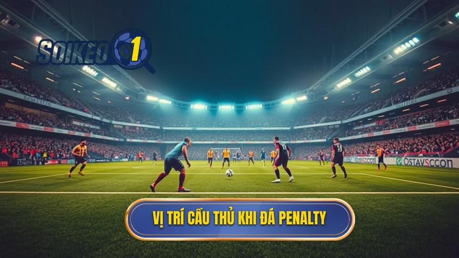 2. Vị trí cầu thủ khi đá Penalty