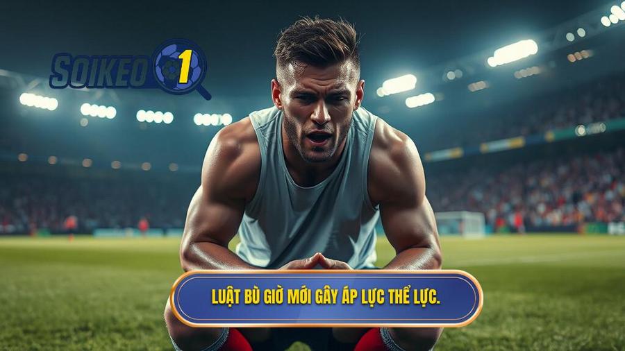 3. Luật bù giờ mới gây áp lực thể lực.