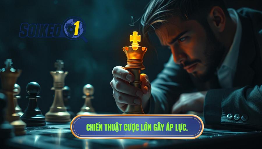 Cược lớn tạo áp lực lên nhà cái: Nghệ thuật điều phối vốn và tâm lý chiến 3 Chiến thuật cược lớn tạo áp lực lên nhà cái hiệu quả